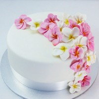 Flower - Frangipani Cake